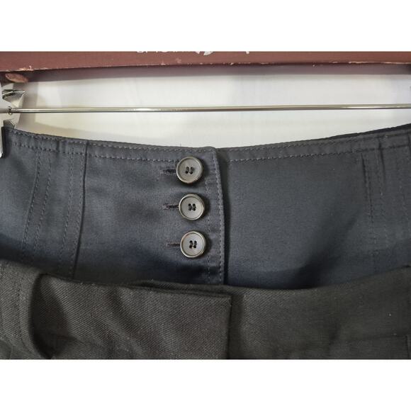 Sold! A.L.C Womens Black Brady Pleated Twill Straight Leg Trouser Pants US 2 - Picture 7 of 11